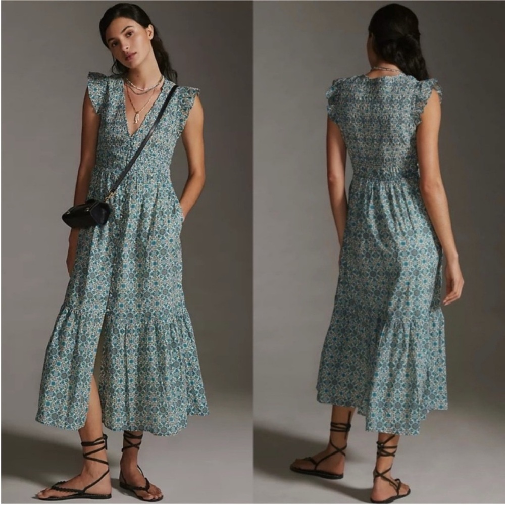 Anthropologie Peregrine Maxi Dress XXS